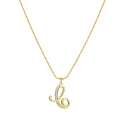 Lily Initial Necklace