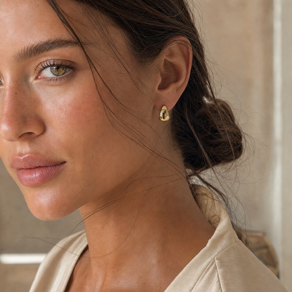 Chunky Teardrop Studs