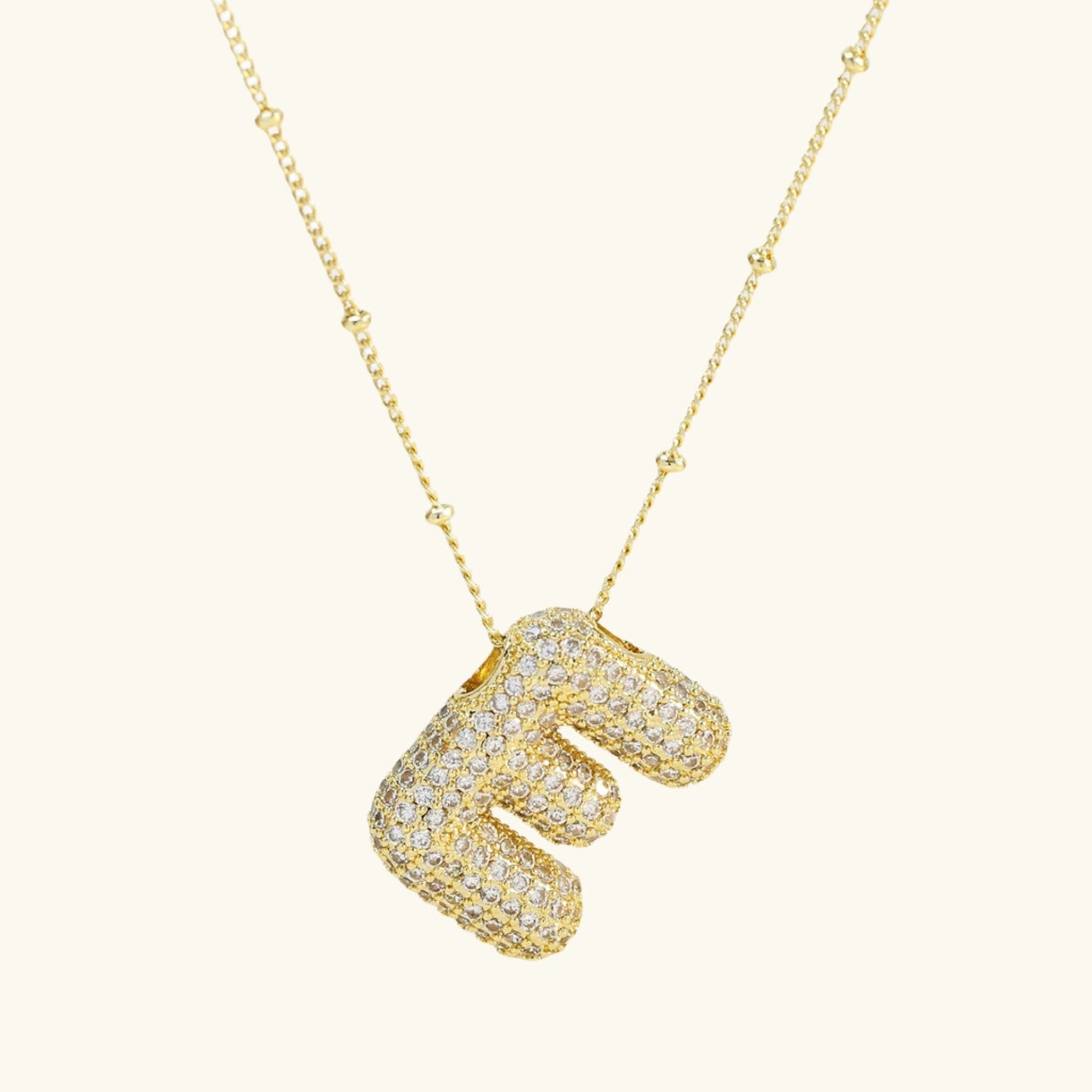 Bubble Letter Necklace