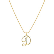 Lily Initial Necklace