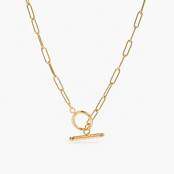 Dahlia Paperclip Necklace
