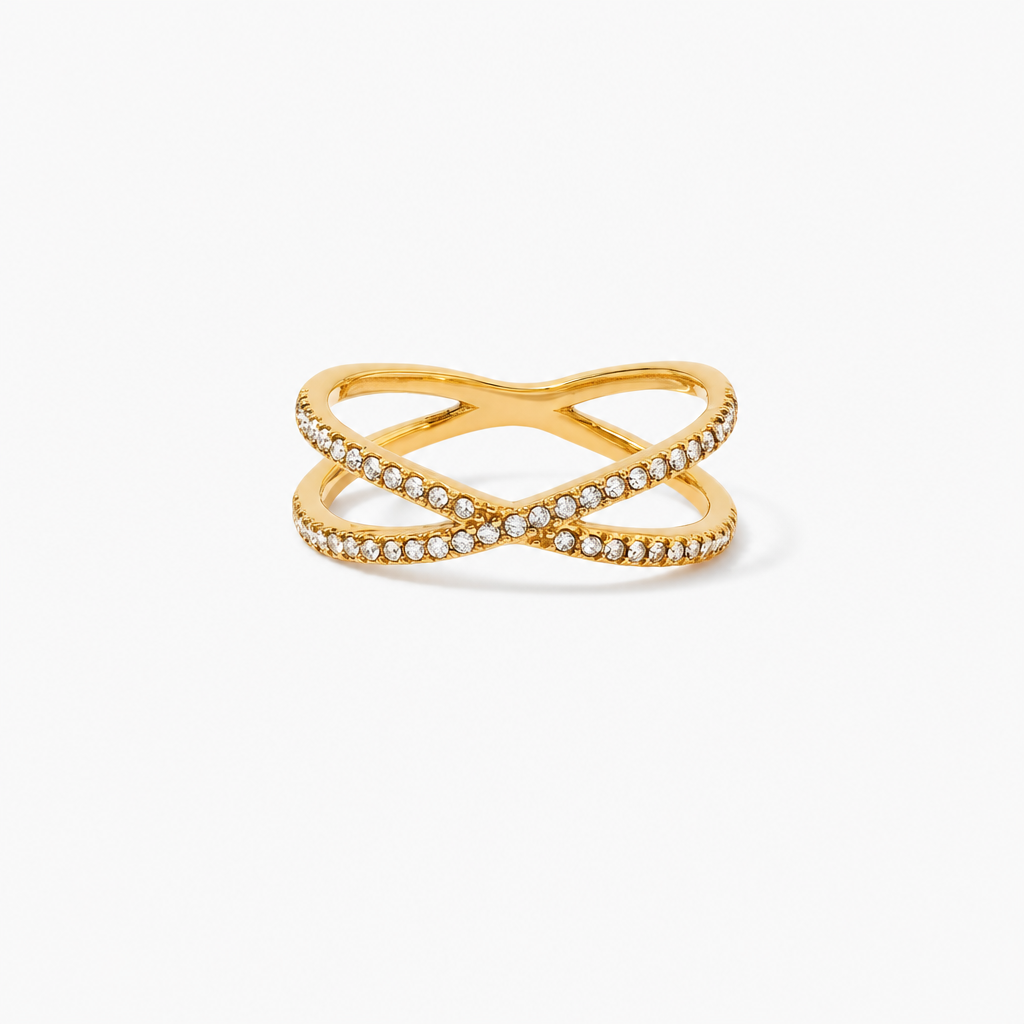 Golden Twist Ring