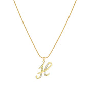 Lily Initial Necklace
