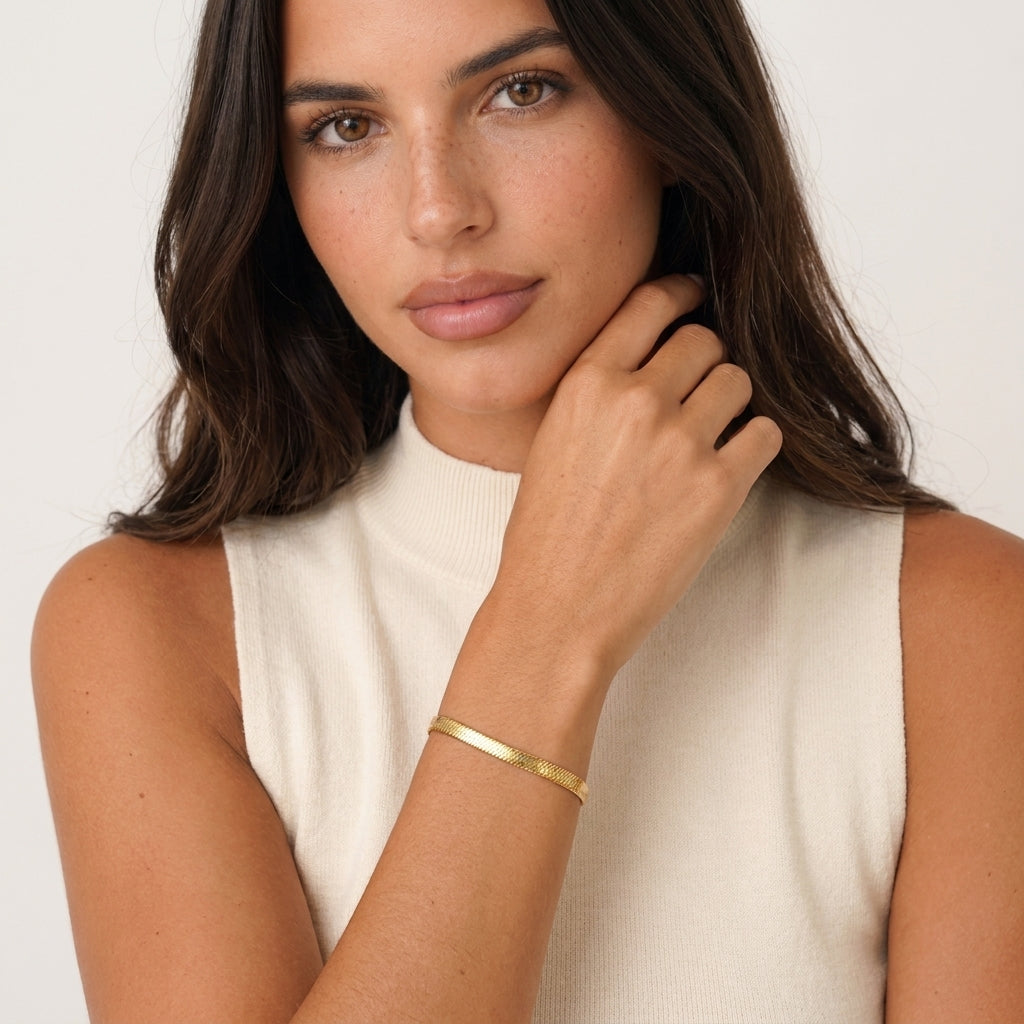 Herringbone Chain Bracelet