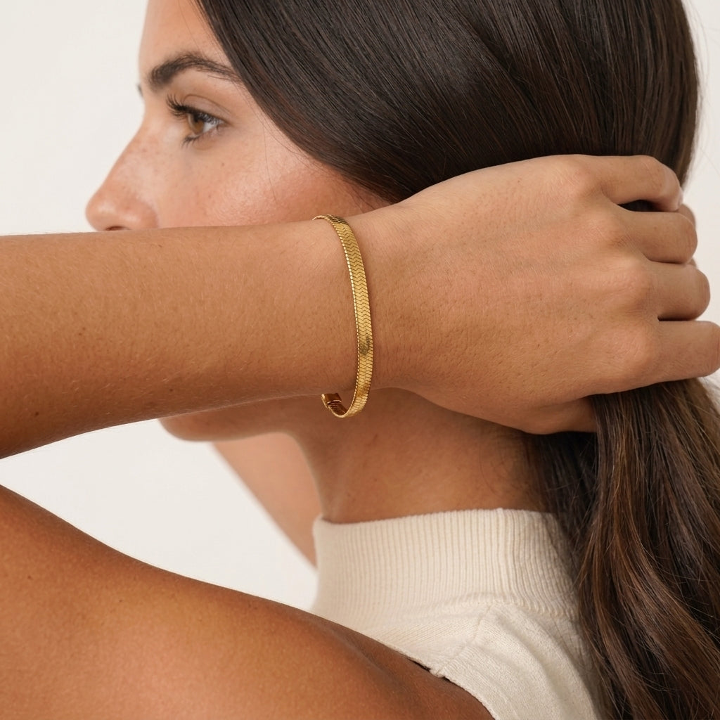 Herringbone Chain Bracelet