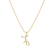 Lily Initial Necklace