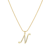 Lily Initial Necklace