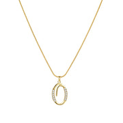Lily Initial Necklace
