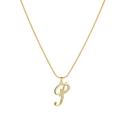 Lily Initial Necklace