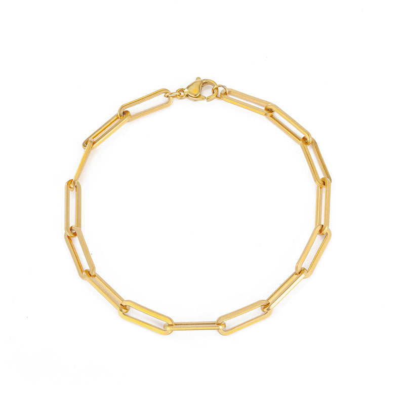 Paperclip Chain Bracelet