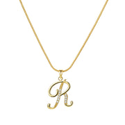 Lily Initial Necklace