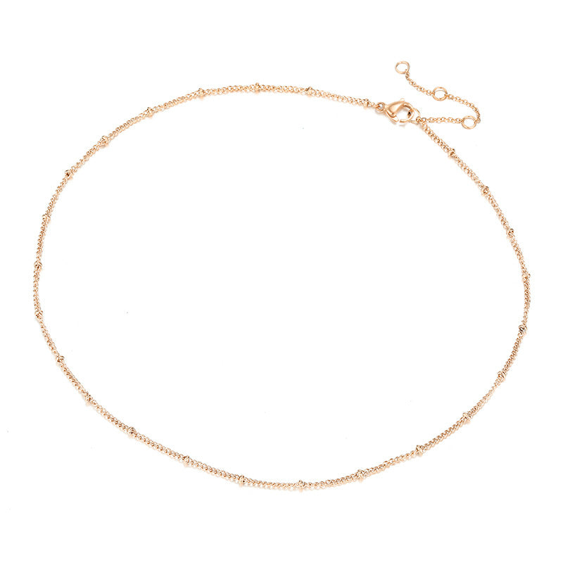 Satellite Necklace in gold