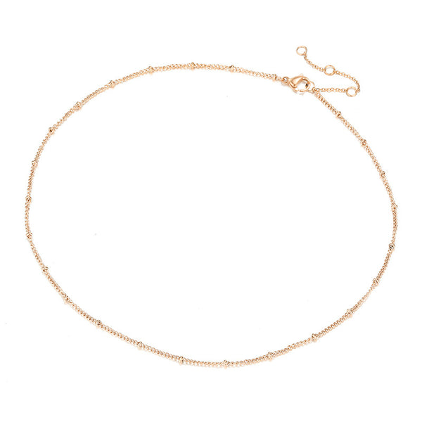 Satellite Necklace in gold