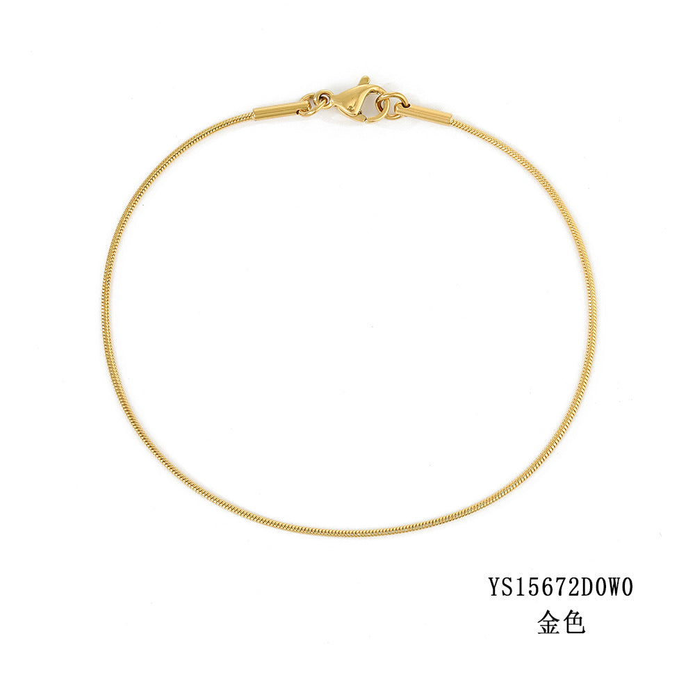 Snake Chain Bracelet in gold