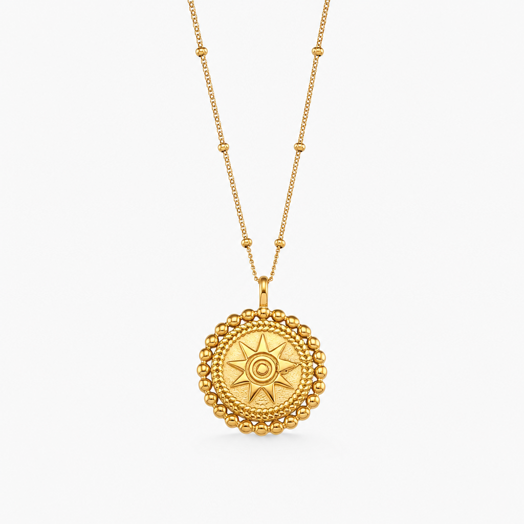 Sunburst Pendant Necklace
