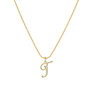 Lily Initial Necklace