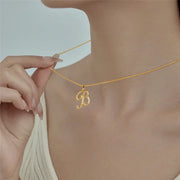 Lily Initial Necklace