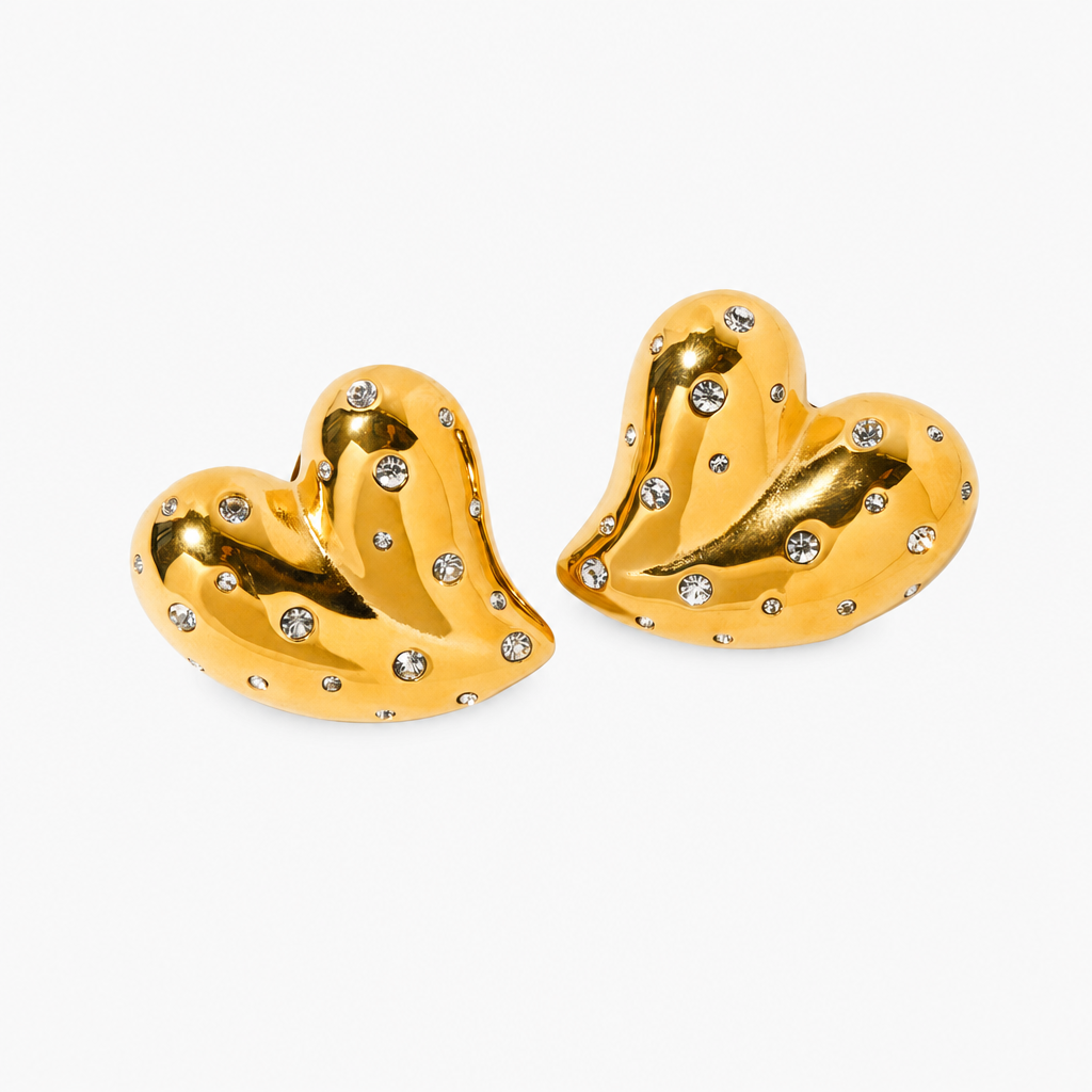 Twinkling Heart Earrings