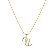 Lily Initial Necklace
