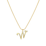Lily Initial Necklace