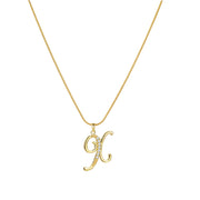 Lily Initial Necklace