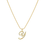 Lily Initial Necklace