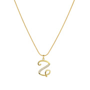 Lily Initial Necklace