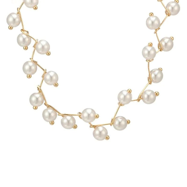 The Talise Pearl Vine Necklace