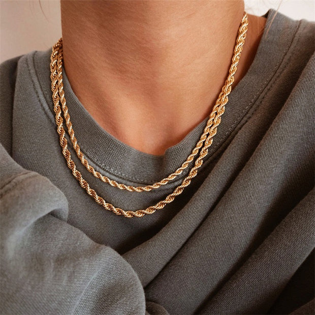 Olivia Twisted Chain Necklace