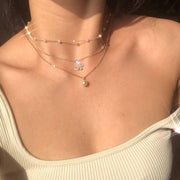 Liliana's Flutter Layered Pearl Necklace
