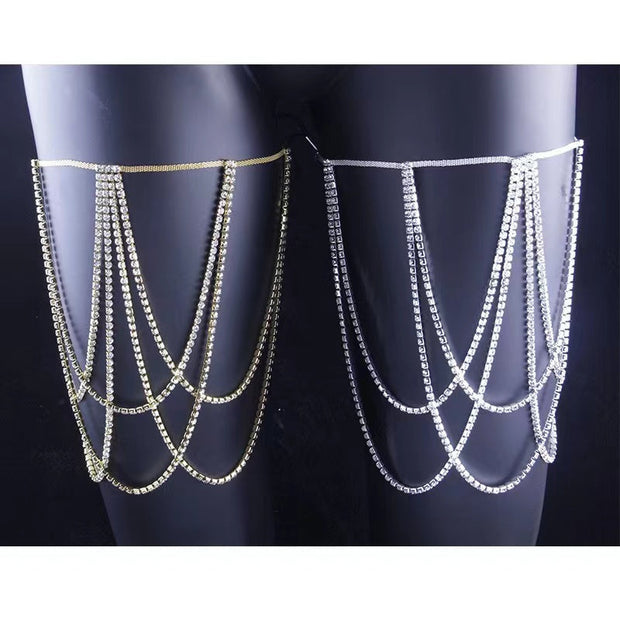 The Queen's Weaving Leg Chain – Vivori Jewels
