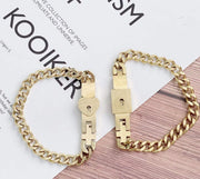 Lock And Key Lovers Bracelet