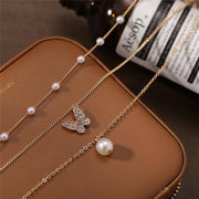 Liliana's Flutter Layered Pearl Necklace