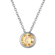Lyra Birthstone Necklace