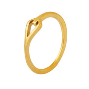 Liora Hollow Heart Gold Ring