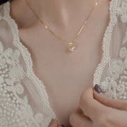 Crystal Swan Necklace