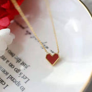 Gold Plated Luxe Heart Necklace