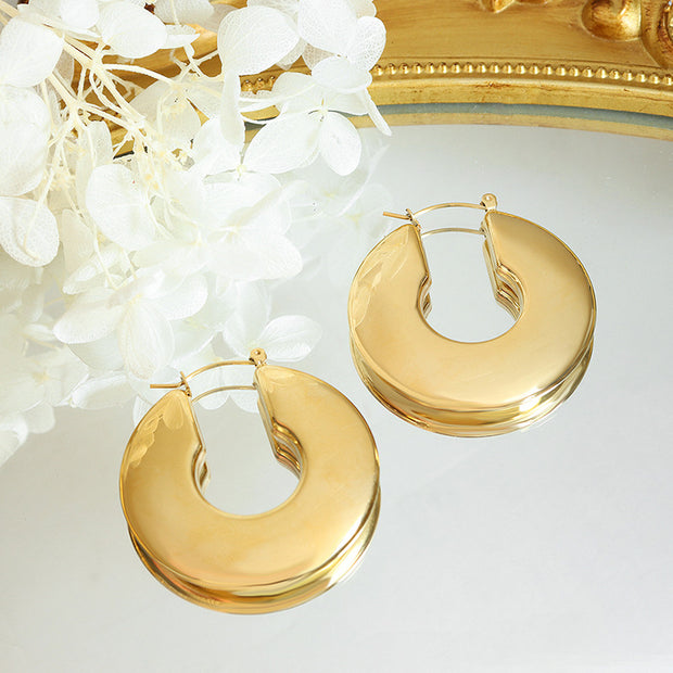 Sol Gold Hoop Earrings