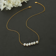 Zoe Layered Pearl Necklace