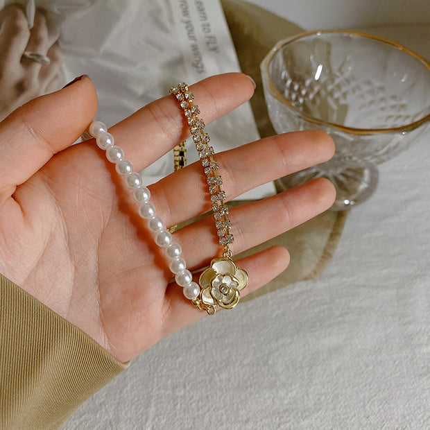 The Orient Rose Pearl Necklace