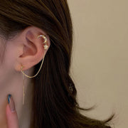 Stars and Moon Tassel Earrings