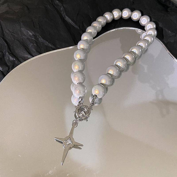 Radiant Star Pearl Necklace